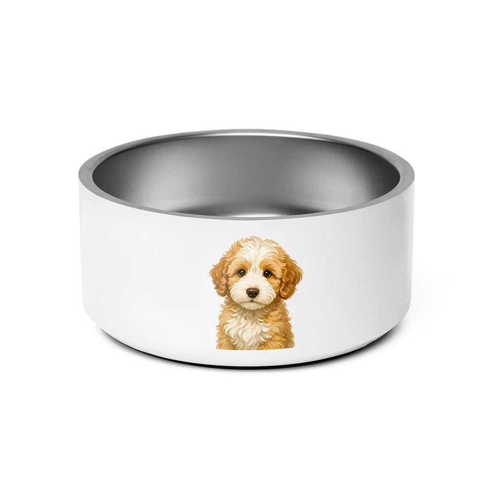 Custom Pet Portrait Bowl - Signature