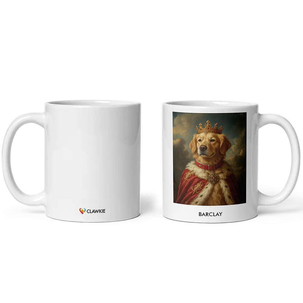Custom Pet Portrait Mug - Royal