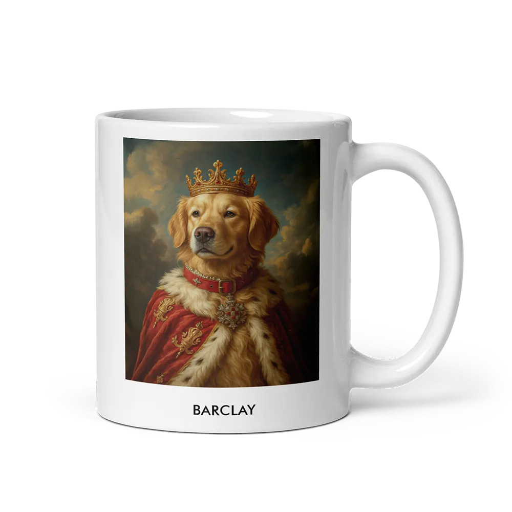 Custom Pet Portrait Mug - Royal