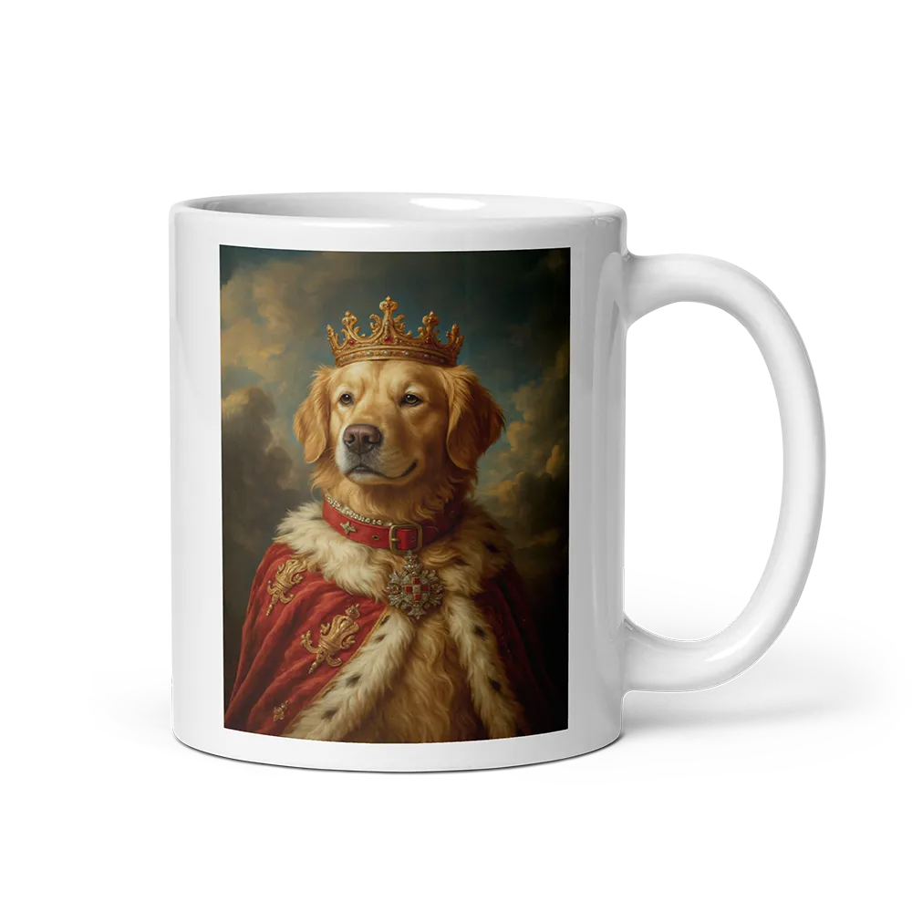Custom Pet Portrait Mug - Royal