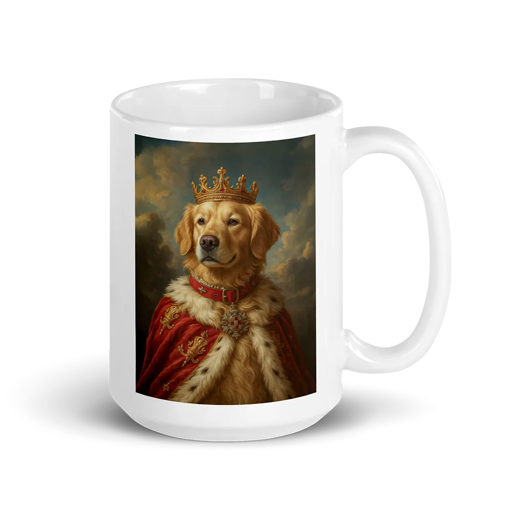 Custom Pet Portrait Mug - Royal