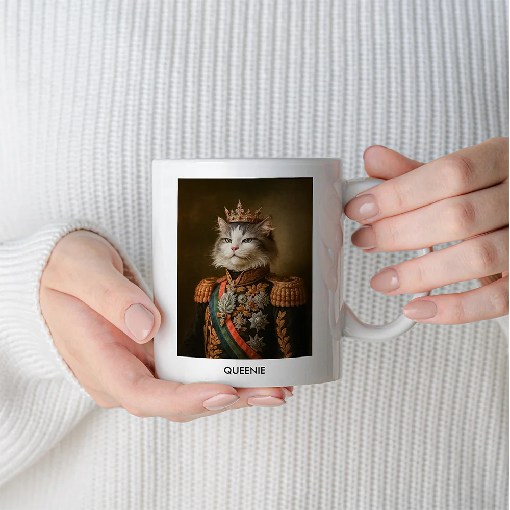 Custom Pet Portrait Mug - The Colonel