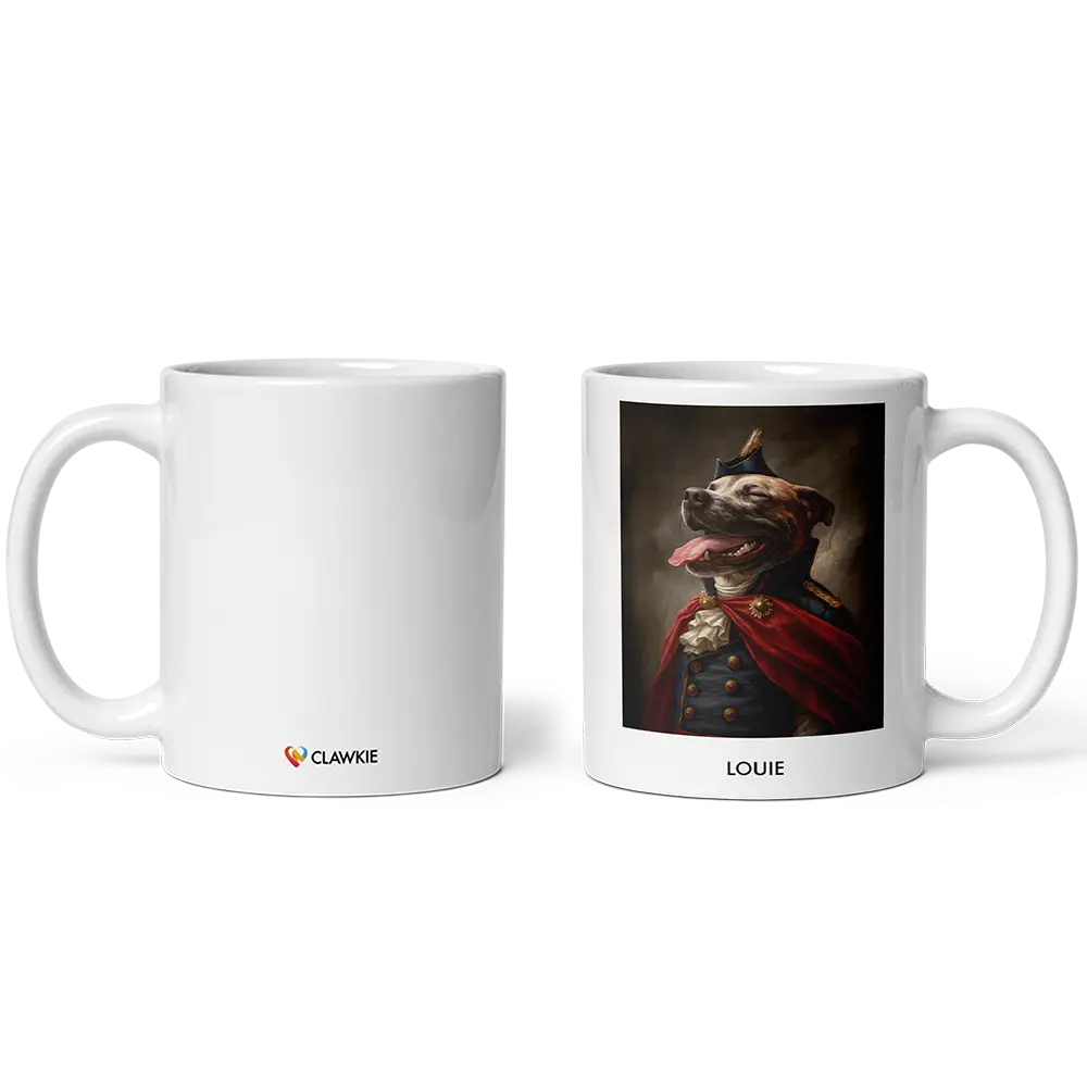 Custom Pet Portrait Mug - Napoleon