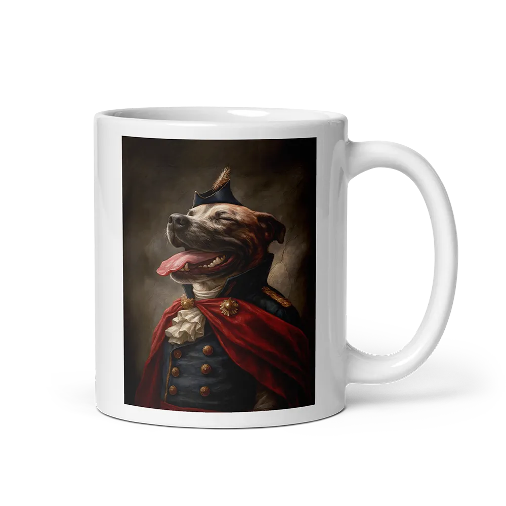 Custom Pet Portrait Mug - Napoleon