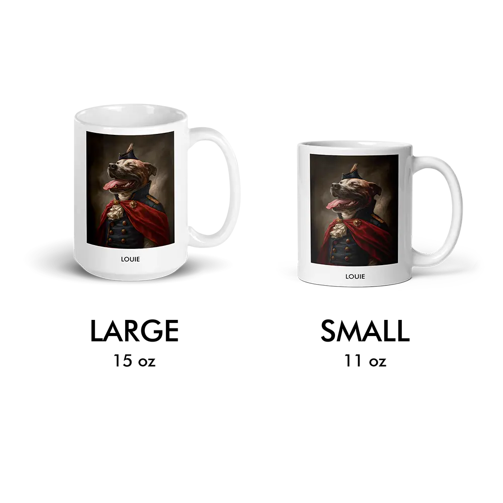 Custom Pet Portrait Mug - Napoleon