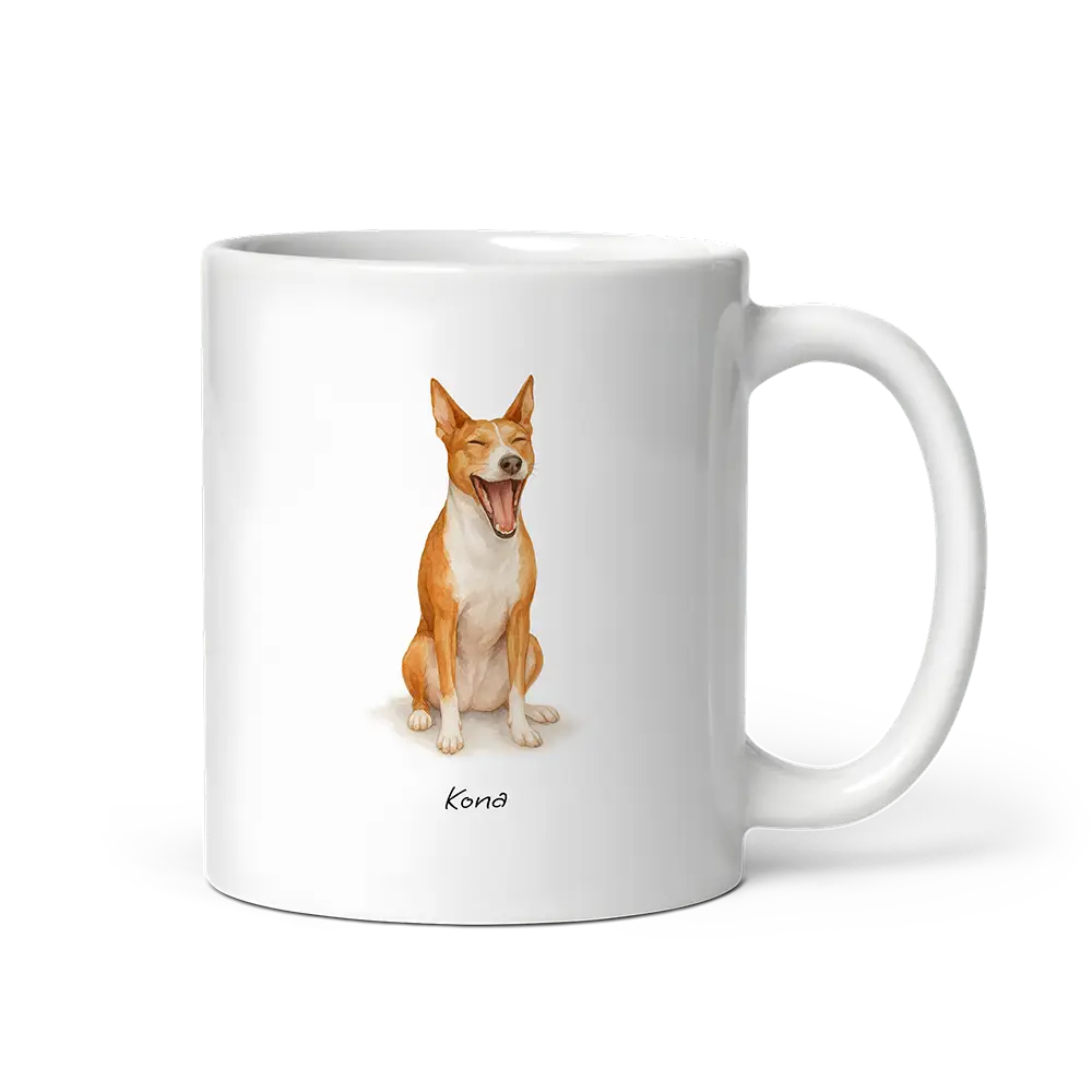 Custom Pet Portrait Mug - Watercolor