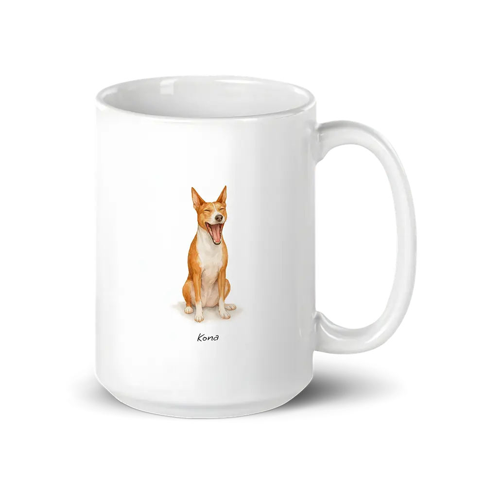 Custom Pet Portrait Mug - Watercolor