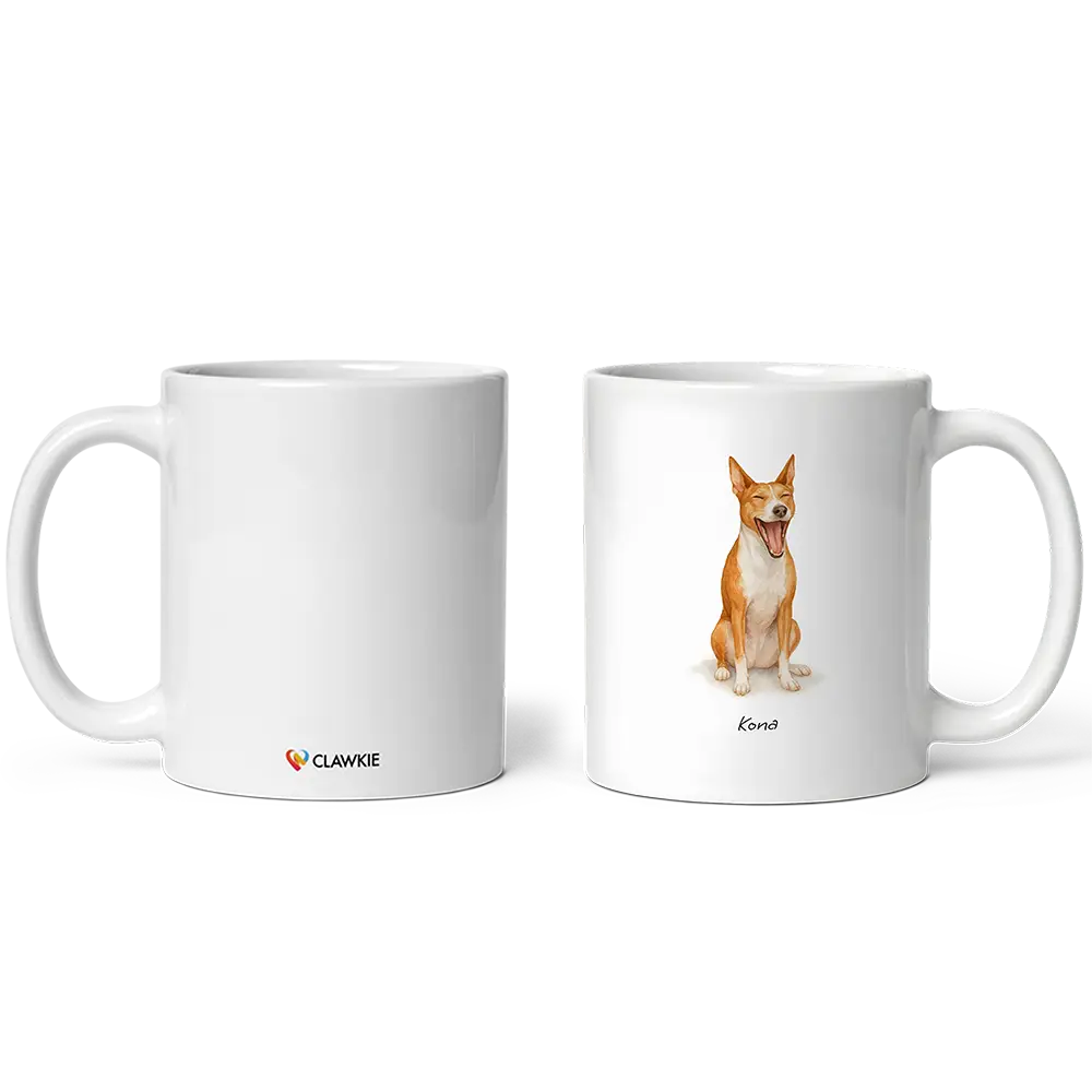 Custom Pet Portrait Mug - Watercolor