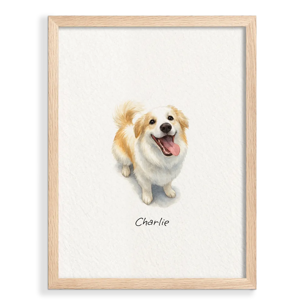 Custom Pet Portrait - Watercolor