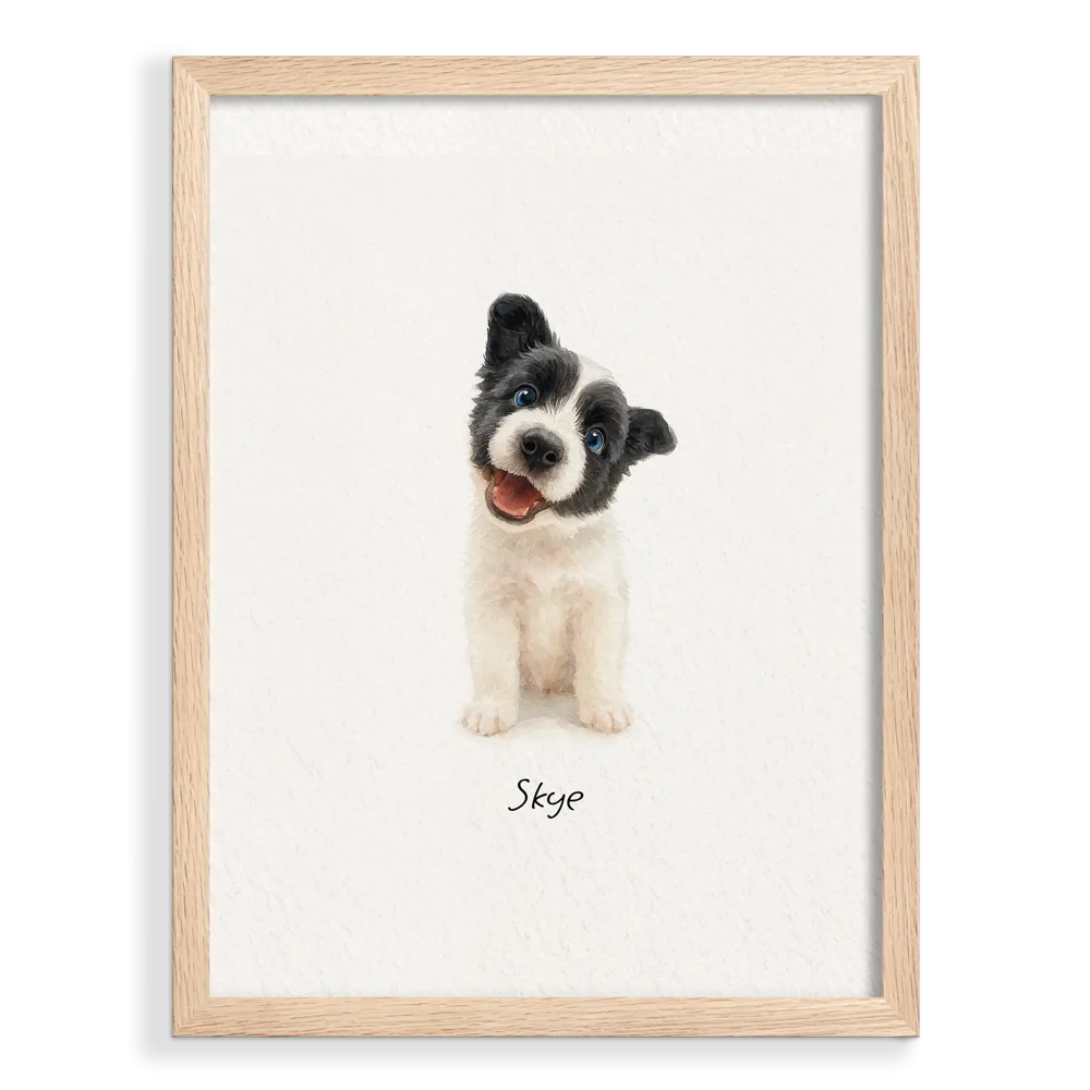 Custom Pet Portrait - Watercolor