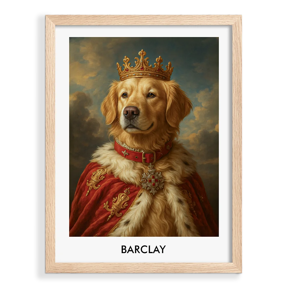 Custom Pet Portrait - Royal