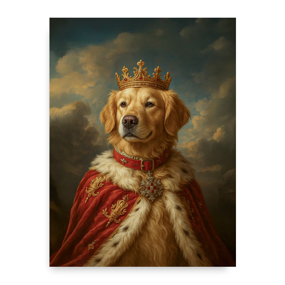 Custom Pet Portrait - Royal
