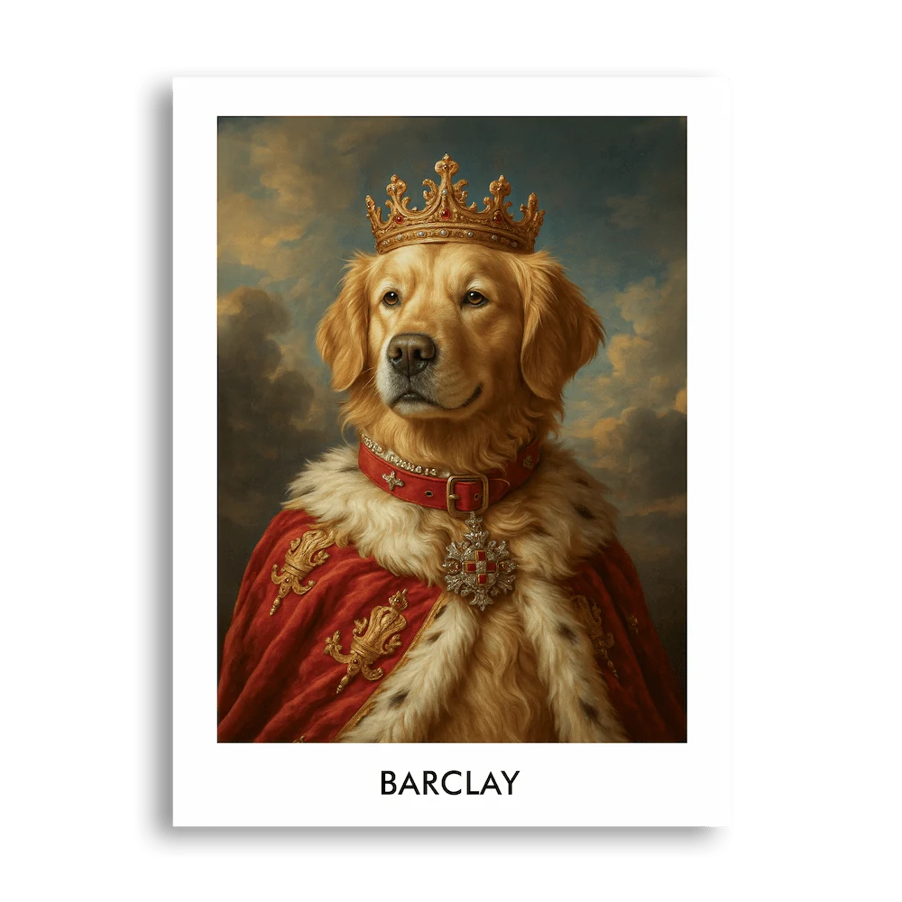 Custom Pet Portrait - Royal