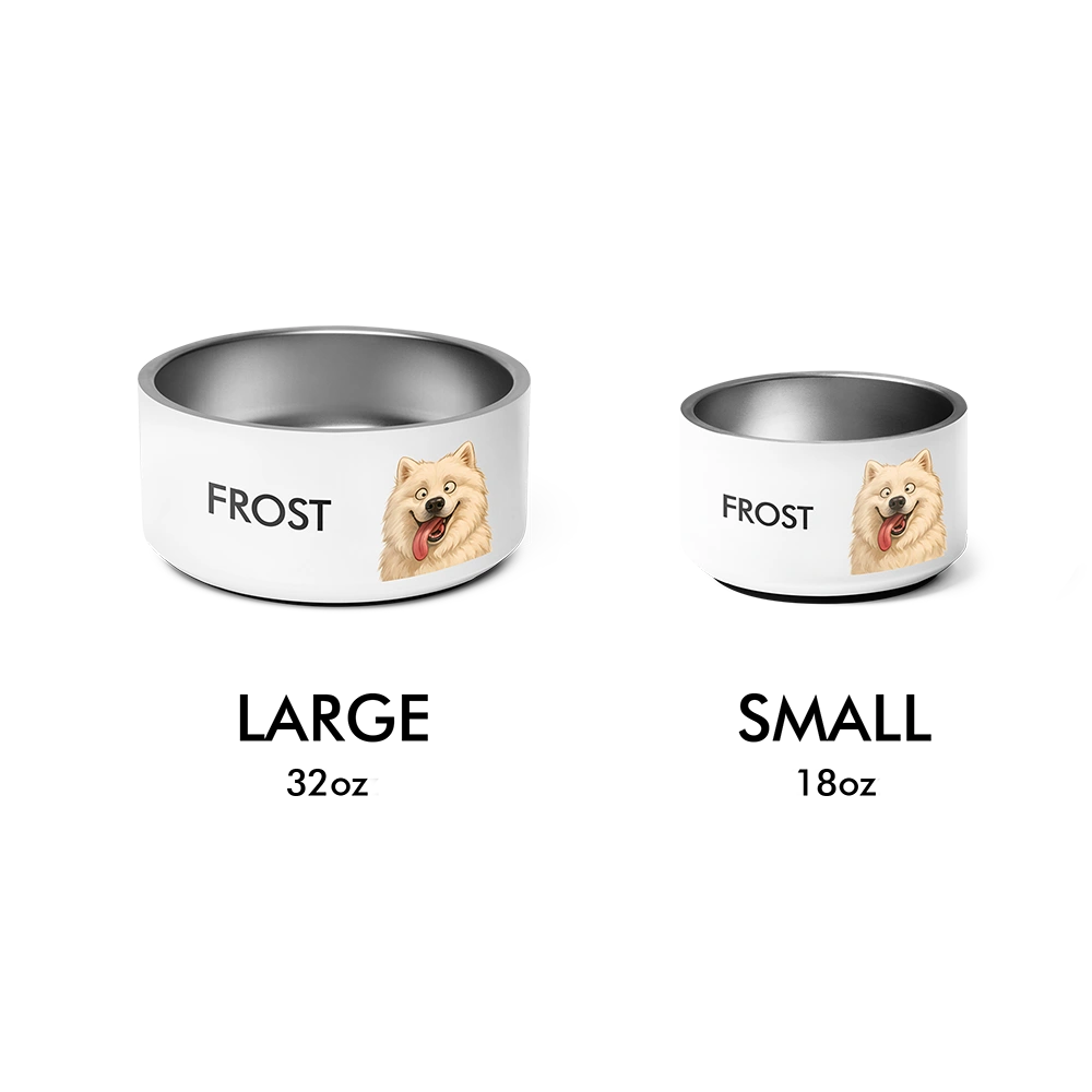 Custom Pet Portrait Bowl - Quirky