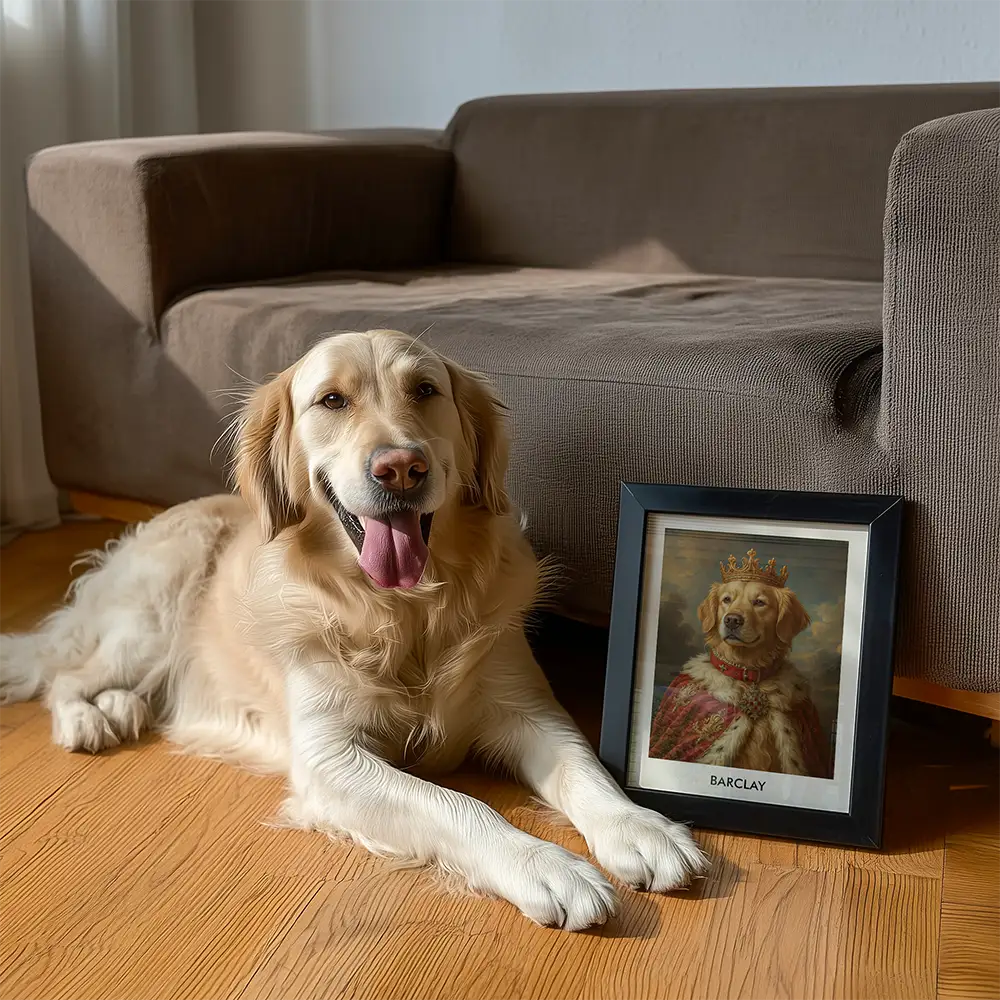 Custom Pet Portrait - Royal