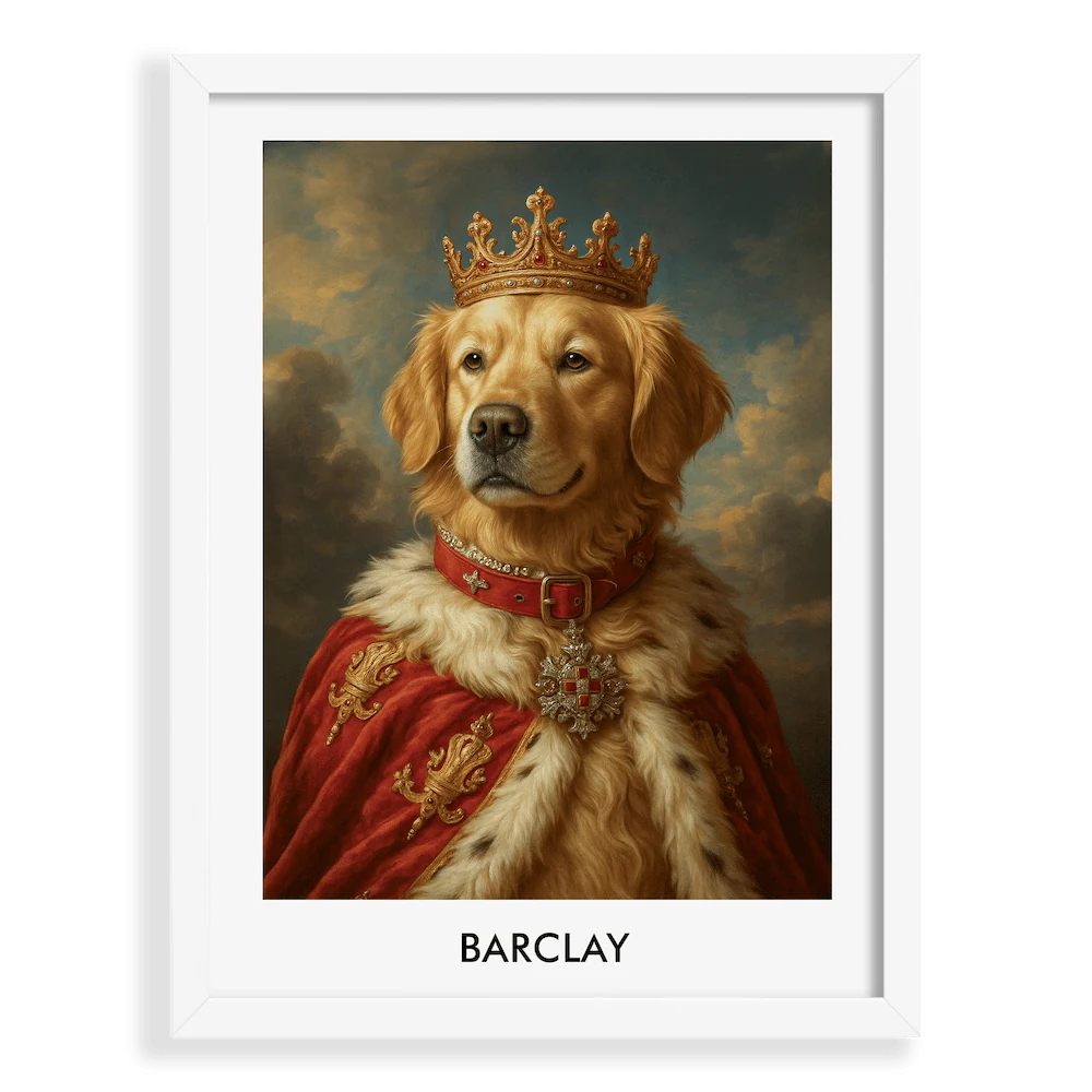 Custom Pet Portrait - Royal