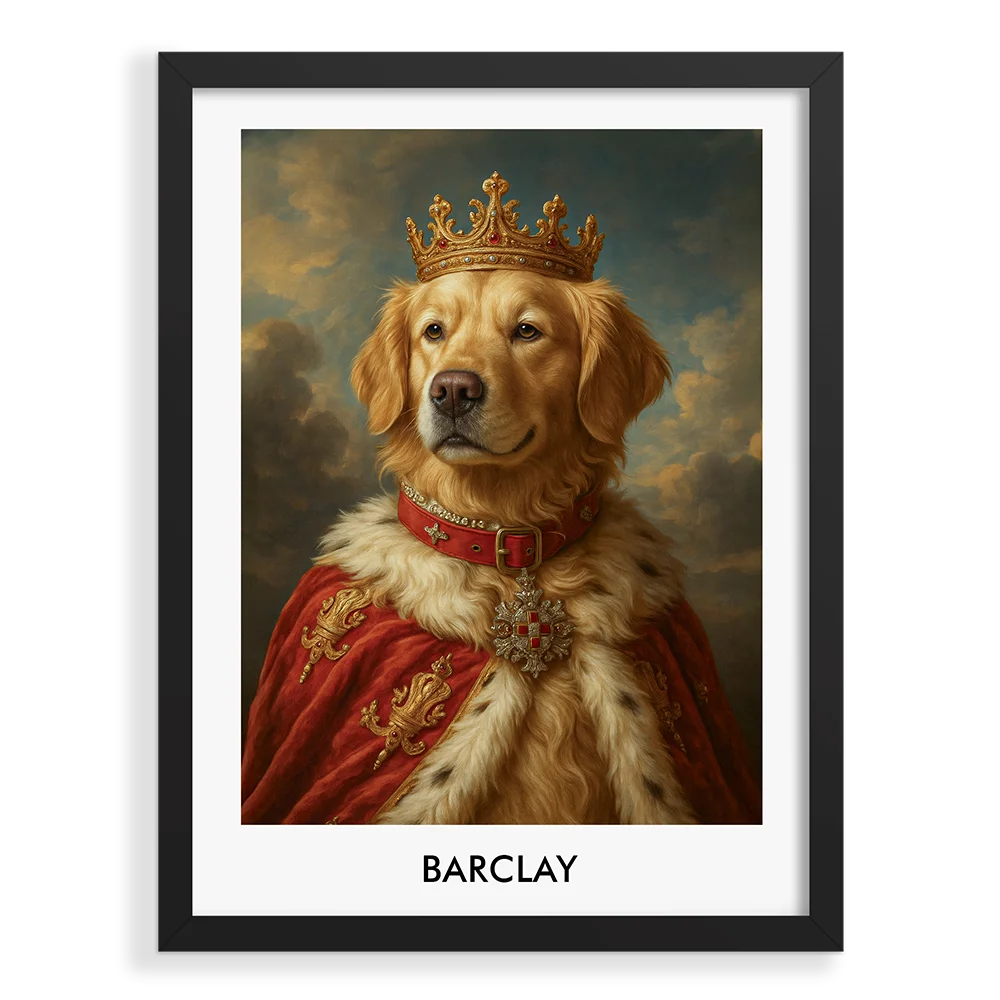 Custom Pet Portrait - Royal