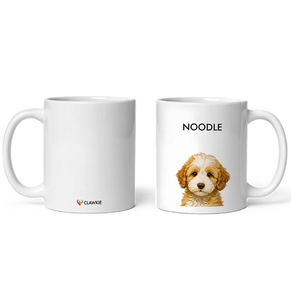 Custom Pet Portrait Mug - Signature