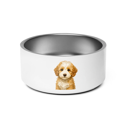 Custom Pet Portrait Bowl - Signature