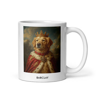 Custom Pet Portrait Mug - Royal