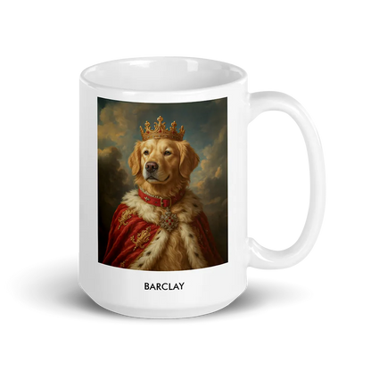 Custom Pet Portrait Mug - Royal