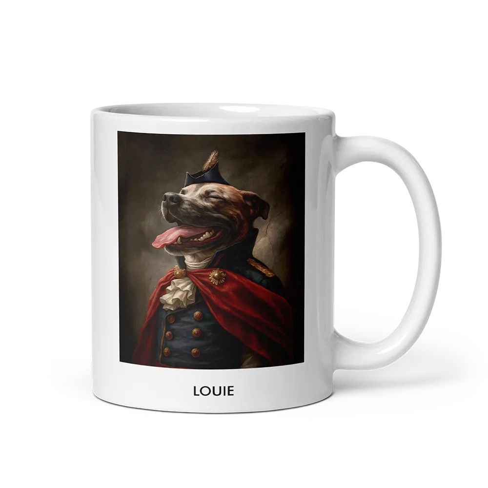 Custom Pet Portrait Mug - Napoleon