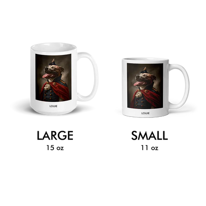 Custom Pet Portrait Mug - Napoleon