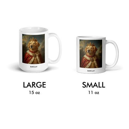 Custom Pet Portrait Mug - Royal