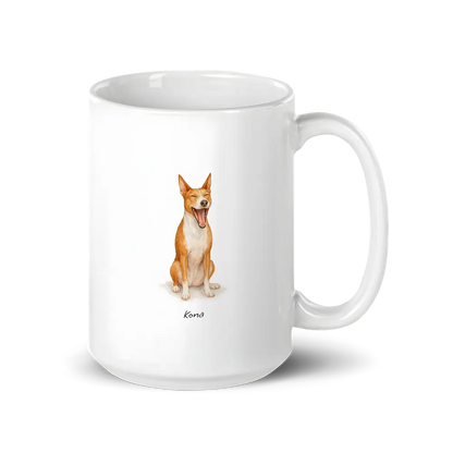 Custom Pet Portrait Mug - Watercolor