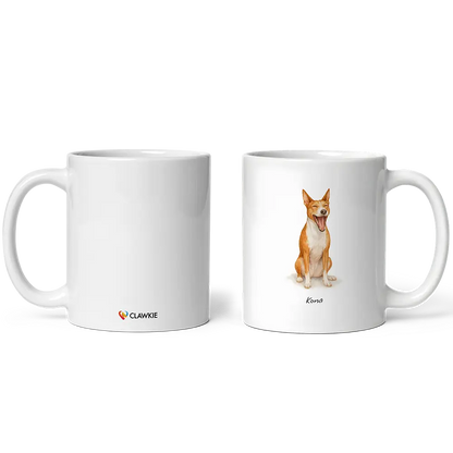 Custom Pet Portrait Mug - Watercolor
