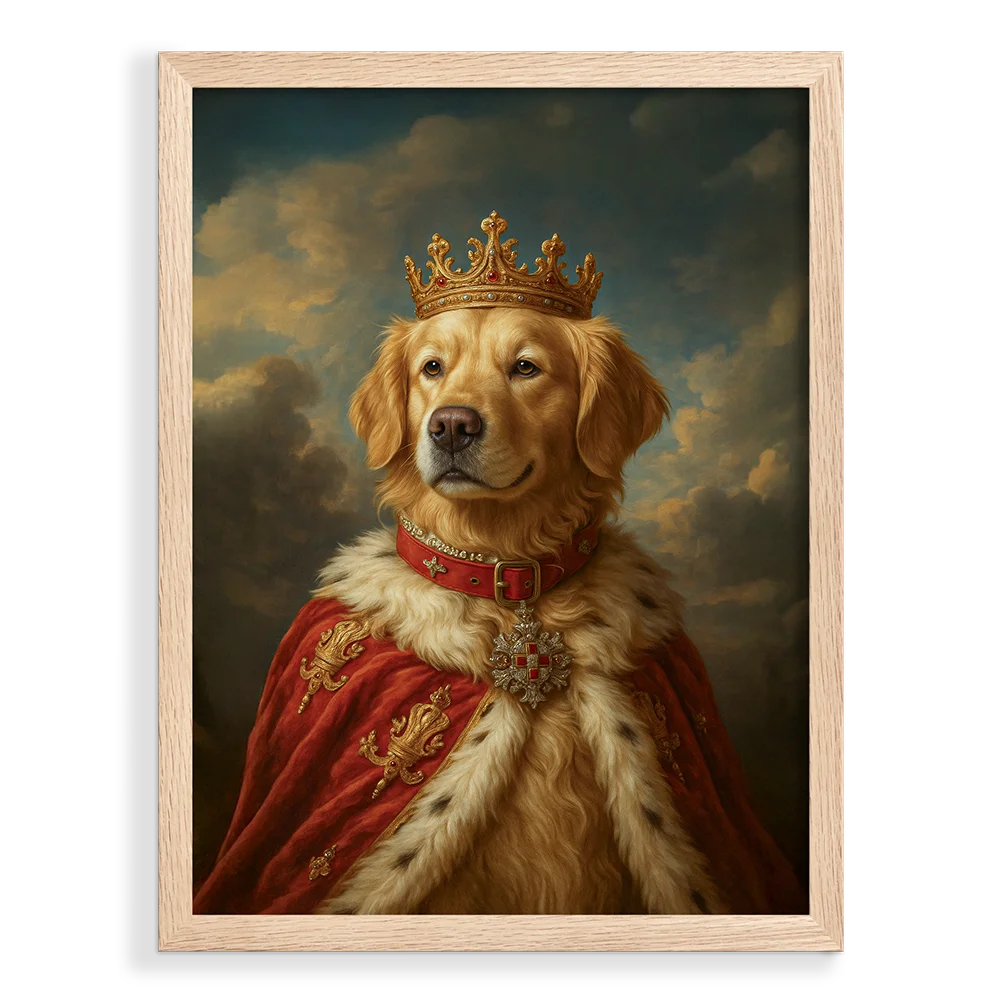 Custom Pet Portrait - Royal