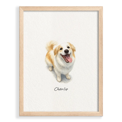 Custom Pet Portrait - Watercolor