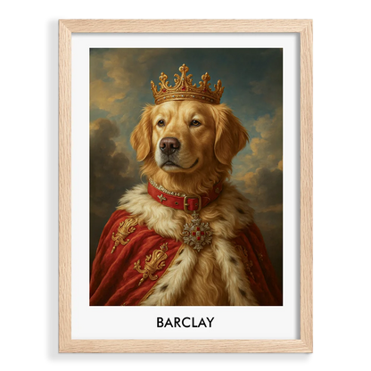Custom Pet Portrait - Royal