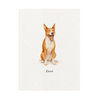 Custom Pet Portrait - Watercolor