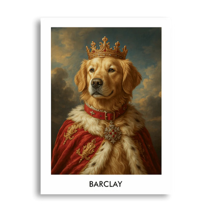 Custom Pet Portrait - Royal