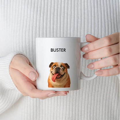 Custom Pet Portrait Mug - Quirky