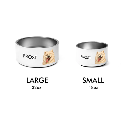 Custom Pet Portrait Bowl - Quirky