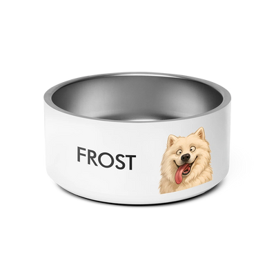 Custom Pet Portrait Bowl - Quirky