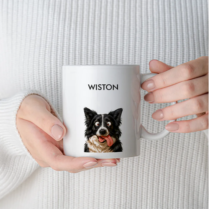 Custom Pet Portrait Mug - Quirky