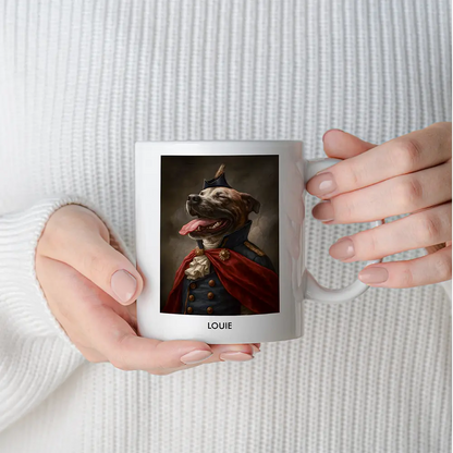 Custom Pet Portrait Mug - Napoleon