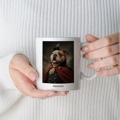 Custom Pet Portrait Mug - Napoleon